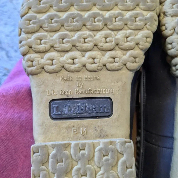 LL Bean Duck Boots 8" Brown Size 6 B M Unlined Winter Waterproof Water Snow - Picture 6 of 12